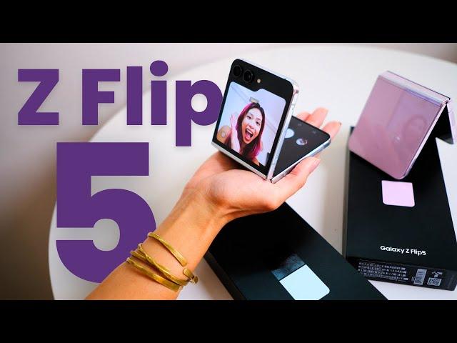 Samsung Z Flip 5 camera tour, set up, unboxing + FLIP PHONE COMPARISONS!