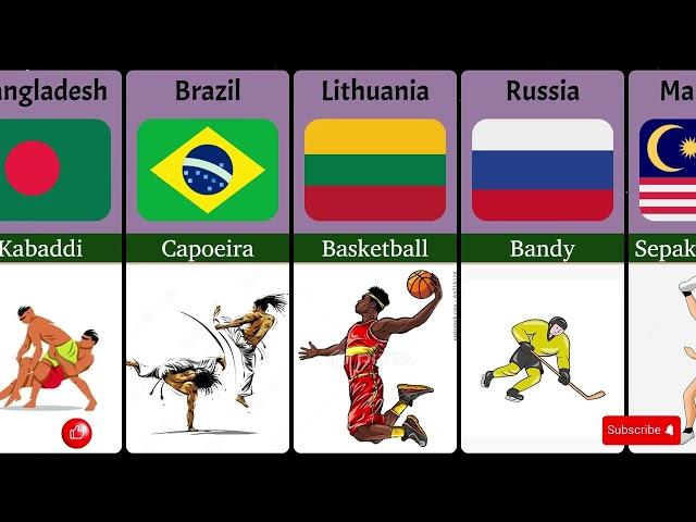 National Sports From Different Countries | National Games