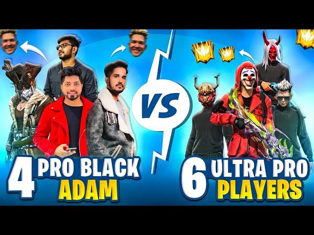 Black Kaalu Adam (Ajjubhai, Amitbhai & Romeo) Vs 6 Grandmaster Ultra Pro Legend- Garena Free Fire