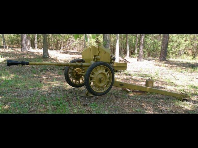 25mm Mle 1937 Puteaux French  Anti Tank Gun