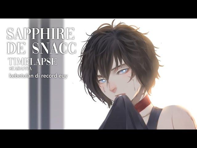 Sapphire De Snacc - Drawing Time Lapse - PAINT TOOL SAI 2