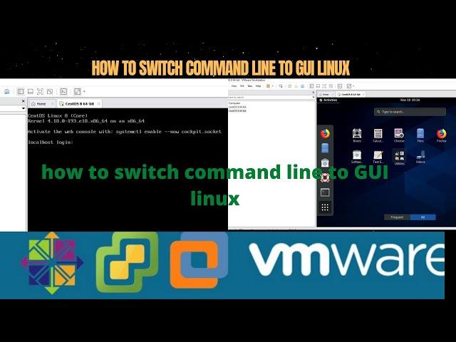 How to Switch boot Linux command line mode to GUI mode