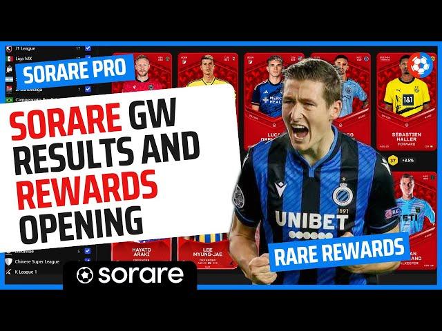 Sorare Rewards Opening on the Global Fantasy Football Game! Tier 2 and Tier 4 Rare Plus Box opening