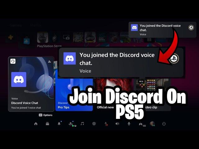 How To Join DISCORD Chat On PS5 Tutorial (Use Discord on PS5)