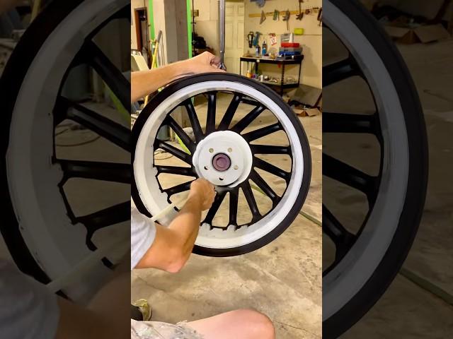 This Wheel Cost $250 to Powder Coat #powdercoating #wheels
