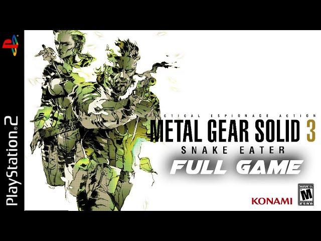 METAL GEAR SOLID 3 - Full  PS2 Gameplay Walkthrough | FULL GAME Longplay