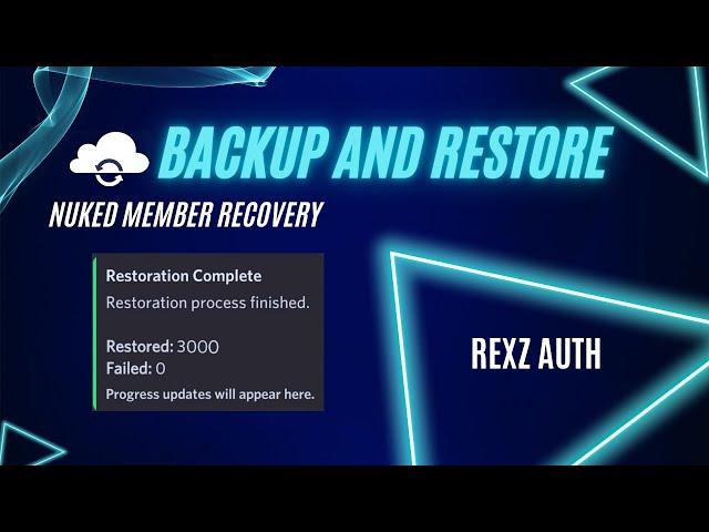 [ENGLISH] DISCORD MEMBER RECOVERY| HOW TO RECOVER PRUNED MEMBERS OF DISCORD SERVER | REXZ AUTH