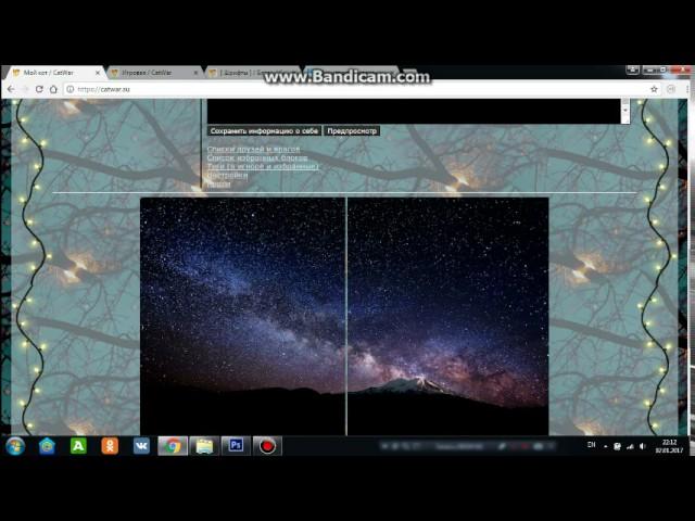 Моё о себе. Как сделать? CatWar