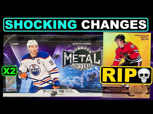 THIS CHANGES EVERYTHING - 2023-24 Skybox Metal Universe Hockey Hobby Box Break x2