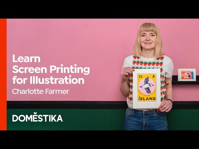 Introduction to Screen Printing for Illustration - Course by | Domestika English