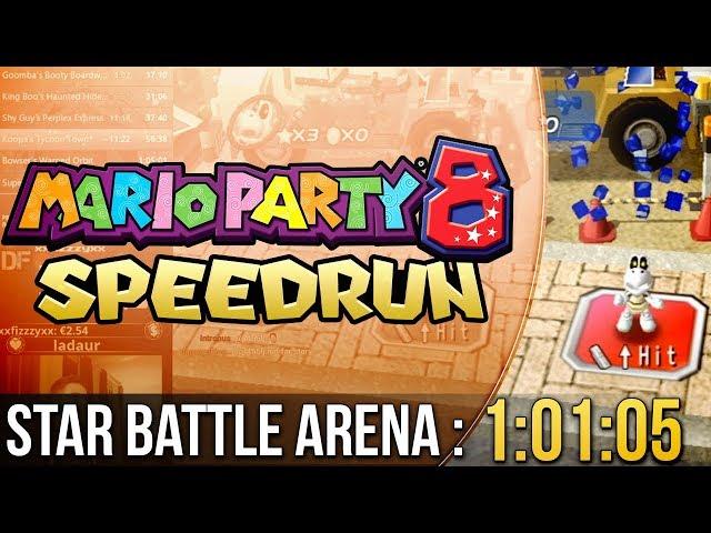 Mario Party 8 Star Battle Arena Speedrun in 1:01:05