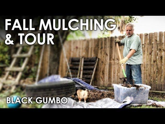 Fall Mulching and Tour || Black Gumbo