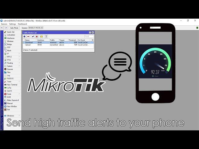 How to send traffic alerts on Mikrotik