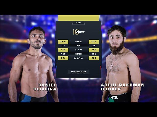 Даниэль Оливейра vs. Абдул-Рахман Дудаев 2 | Daniel Oliveira vs. Abdul-Rakhman Dudaev 2 | ACA 180