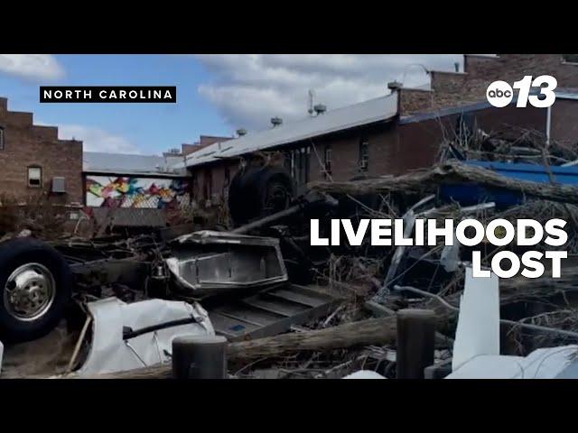 Livelihood lost: Western North Carolina works to pick up the pieces after deadly Helene impact