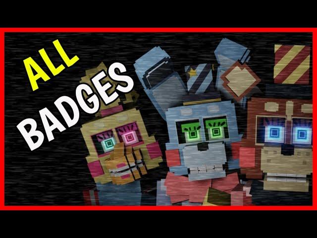 FAZBEAR'S REVAMP RP P2 How to get ALL BADGES 2024 Roblox