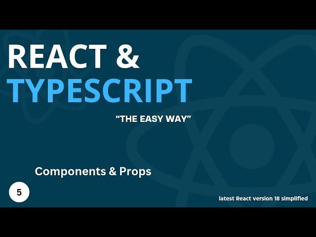 Latest React & Typescript Tutorial #5 - Understanding Components & Props