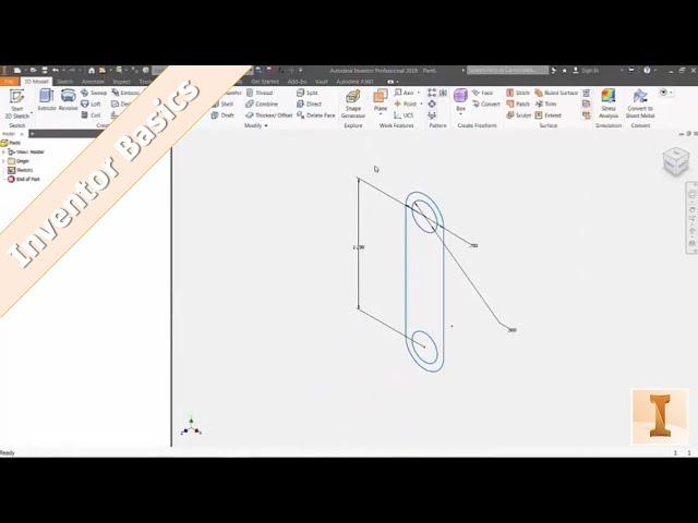 Inventor 101: Sketch Constraints
