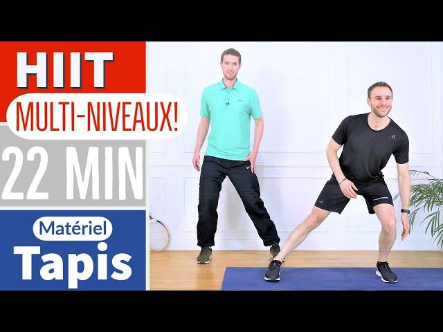 HIIT TOUS NIVEAUX !! - Difficulté: 3-4/5