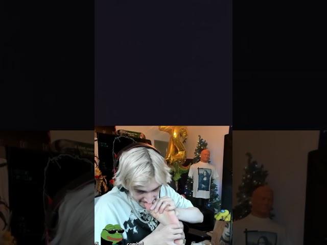 xQc Bites Toenails