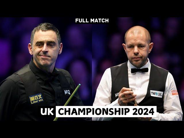 Ronnie O'Sullivan vs Barry Hawkins UK Championship 2024 Round