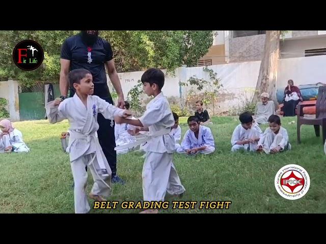 Abdullah Vs Ismaeel kyokushin karate belt Grading Test Fight @fitlife-lb7wl