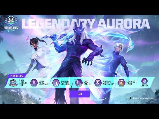 New Legendary Aurora Bundle Token Tower Event free fire 