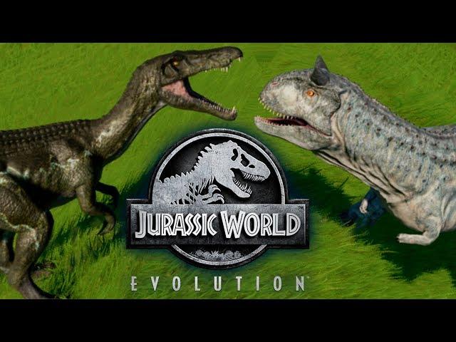 Барионикс против Карнотавра и 5 звезд Исла-Меэрта Jurassic World EVOLUTION