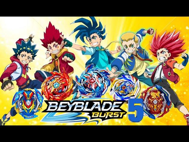 Бейблейд 5 сезон! БИТВА ️ ВСЕХ ГЛАВНЫХ ГЕРОЕВ Beyblade Burst!