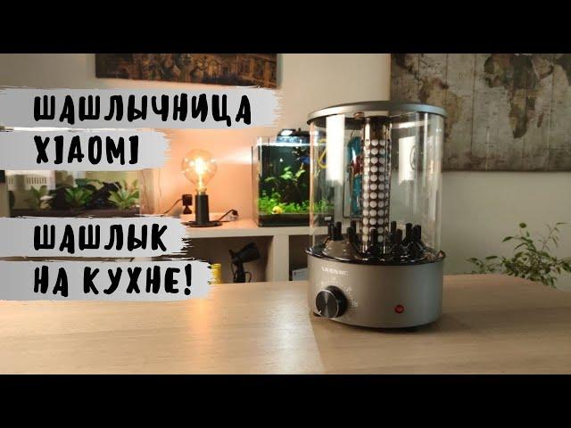 Электрошашлычница Xiaomi KL-J121 шашлык не выходя из дома.