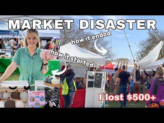 Market Disaster Vlog - I DID NOT EXPECT THIS! what went wrong & how I lost over $500