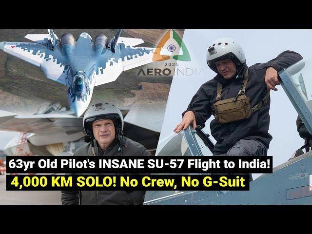 Russian Test Pilot behind the Su-57 – Sergey Bogdan’s Story & his flight to Aero India 2025