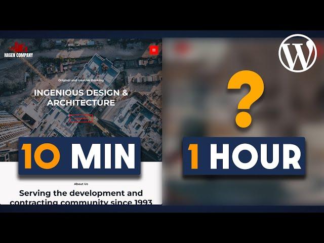 10 Minute VS 1 Hour WEBSITE CHALLENGE