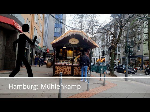 Der Geher in Hamburg: Mühlenkamp