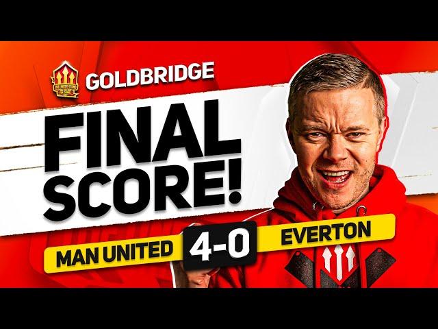 AMAZING AMAD! MANCHESTER UNITED 4-0 EVERTON GOLDBRIDGE MATCH REACTION