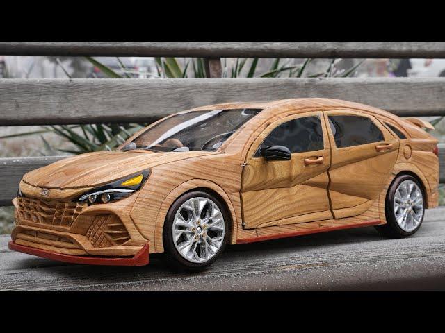 Wood Car - Hyundai Elantra N (2022) -  Awesome Woodcraft