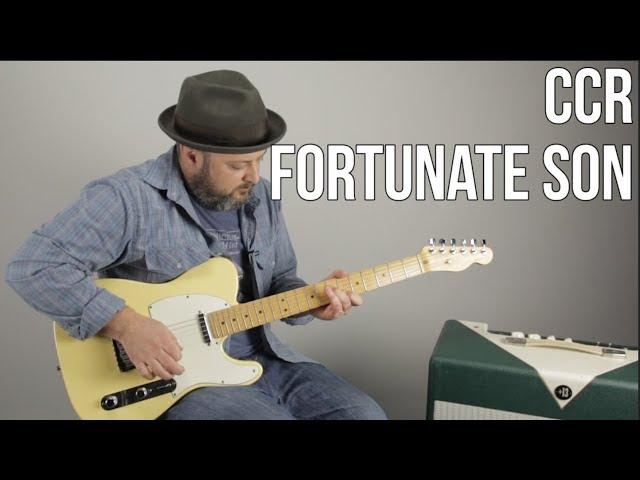 CCR Fortunate Son Guitar Lesson + Tutorial