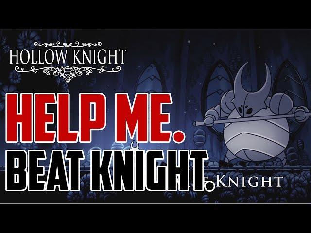 Hollow Knight : How to Beat False Knight (Mace Wielding First Boss)