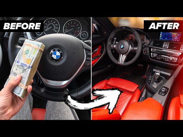 Here's What $5,310 in BMW Interior Mods Gets You | F30 INTERIOR TRANSFORMATION