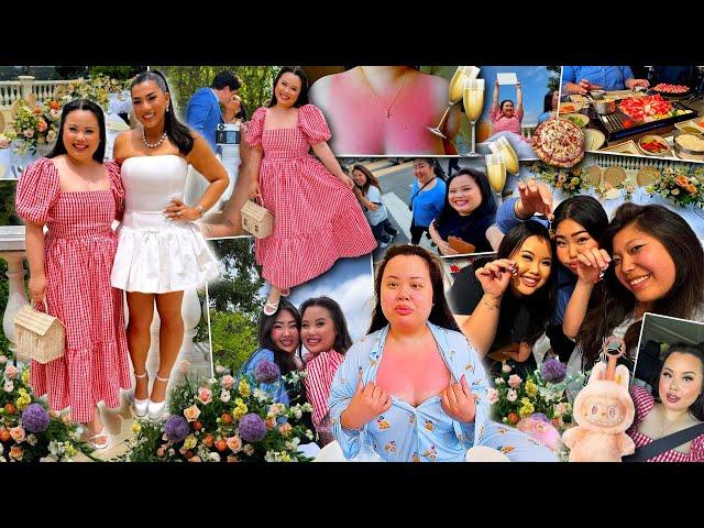 VLOG: Remi's Bridal Shower!!! + LA w/ besties, huge surprise, painful sunburn, date night w/ hubby 