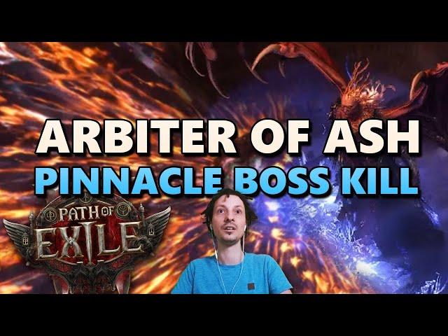 World first Arbiter of Ash kill? Final pinnacle boss in Path of Exile 2 - PoE2 #11