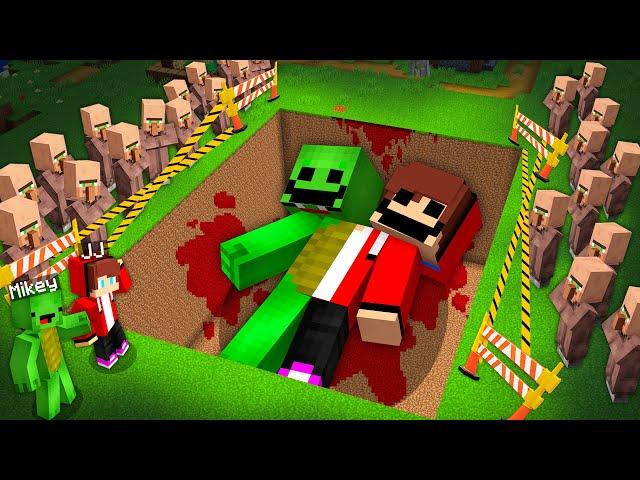 Two Heads JJ and Mikey BURIED ALIVE in Minecraft Maizen