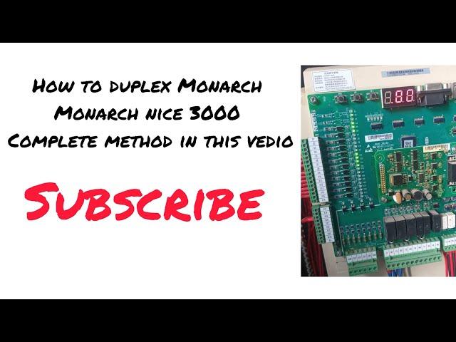 How to duplex monarch 3000 complete method in this version