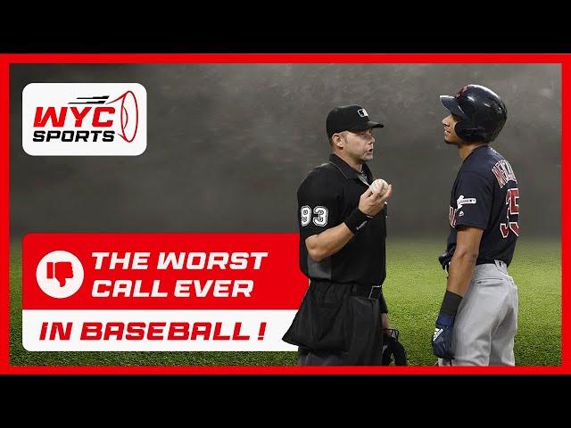 What is the worst call in the HISTORY of baseball?