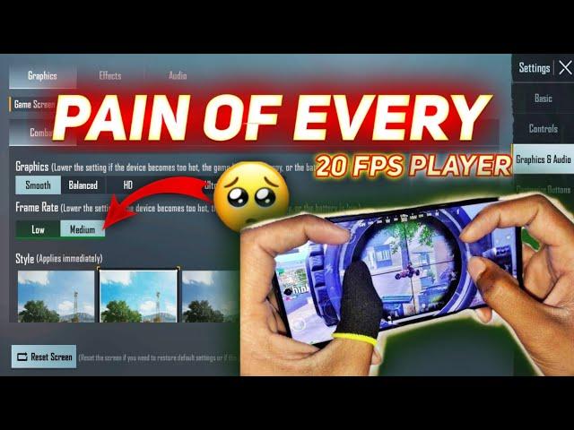 pain of every 20 fps player | low end device bgmi montage | bgmi solo vs squad montage