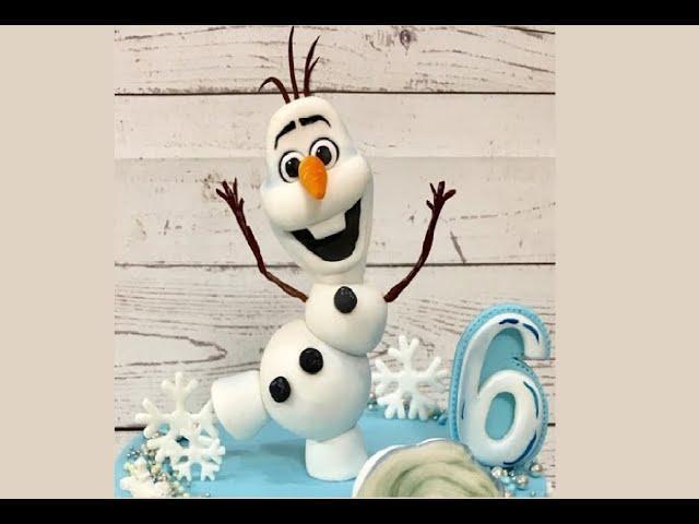 Олаф из мастики How to Make a Fondant Olaf from Disney's Frozen - Cake Decorating Tutorial Танинторт