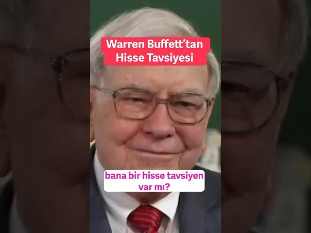 Warren Buffett küçük yatırımcılar için hisse Tavsiyesi veriyor! #borsa #yatırım