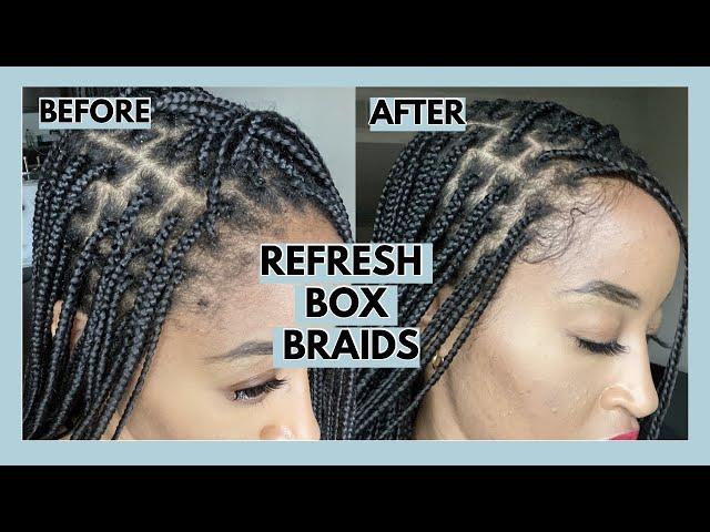 HOW TO REFRESH BOX BRAIDS | THE DIAMOND DENISE