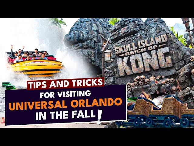 Visiting Universal Studios Orlando in the Fall - Our Best Tips and Tricks!!