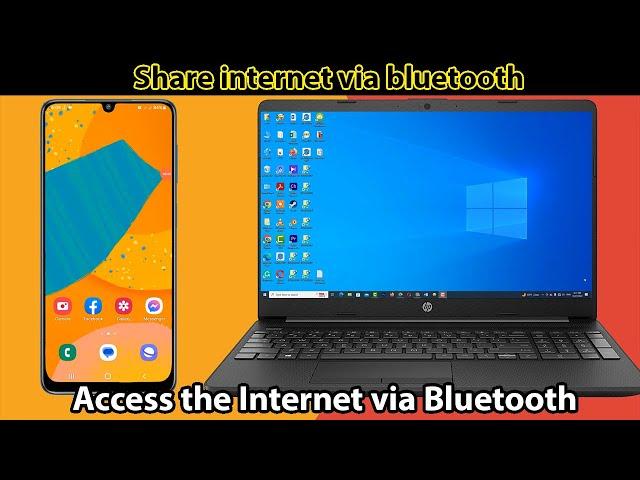 How to connect mobile internet to laptop via bluetooth